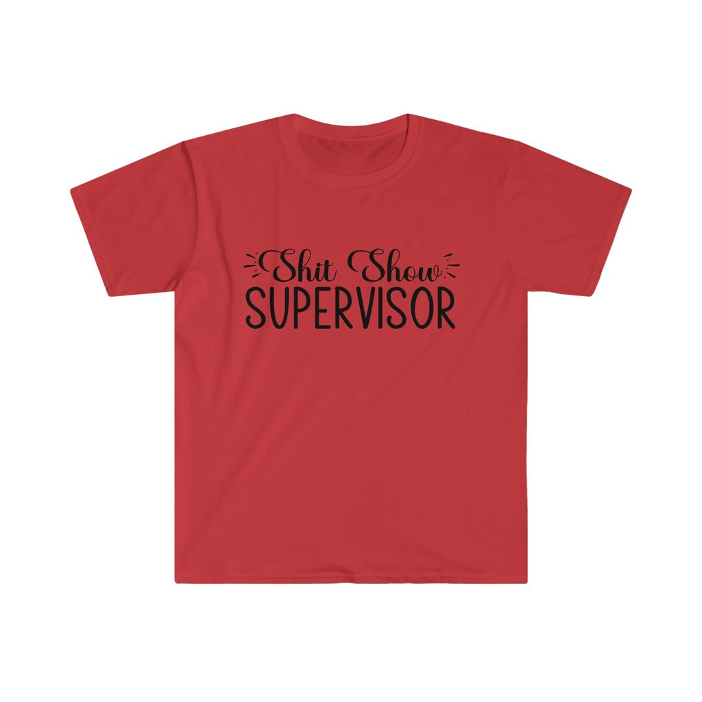 shit show shitshow supervisor t-shirt novelty unisex
