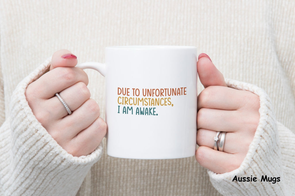Unfortunately I’m Awake Novelty mug gift coffee cup Sleep Lover
