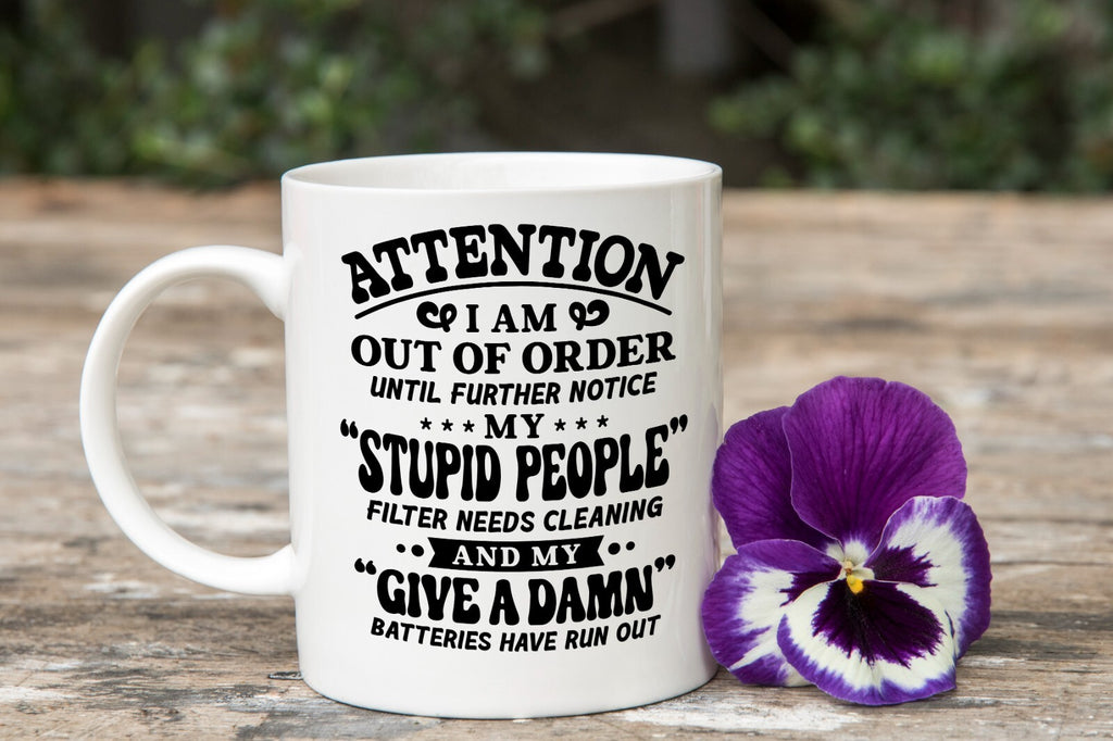 Over it Sarcastic Novelty Mug Gift Coffee Cup