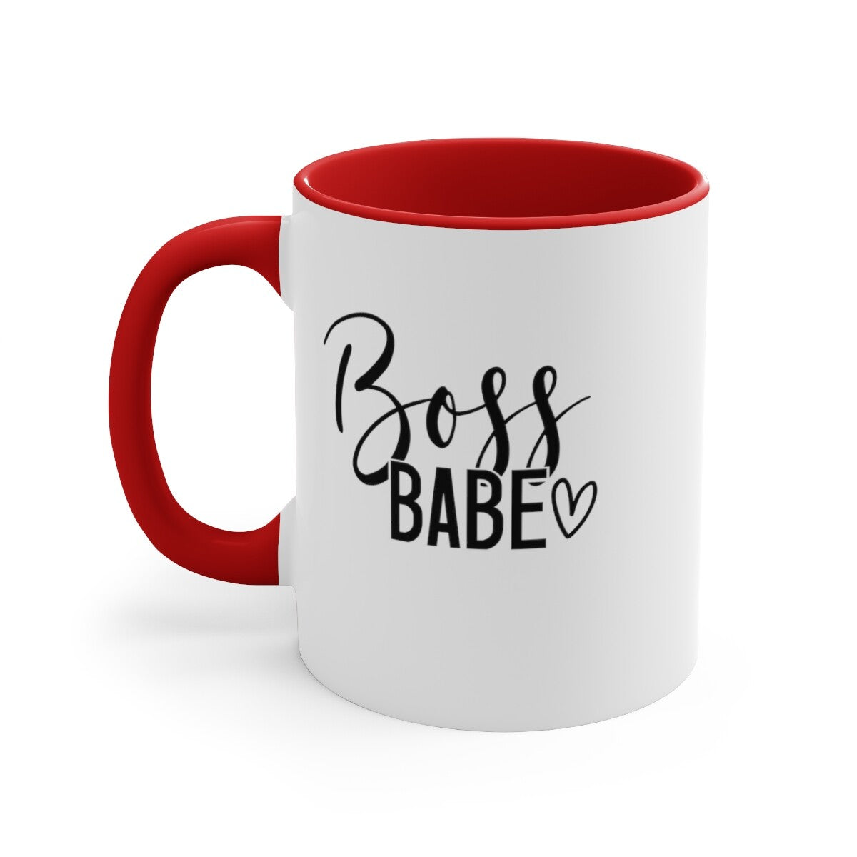 Boss babe novelty mug gift for lady boss in charge ceo Pink