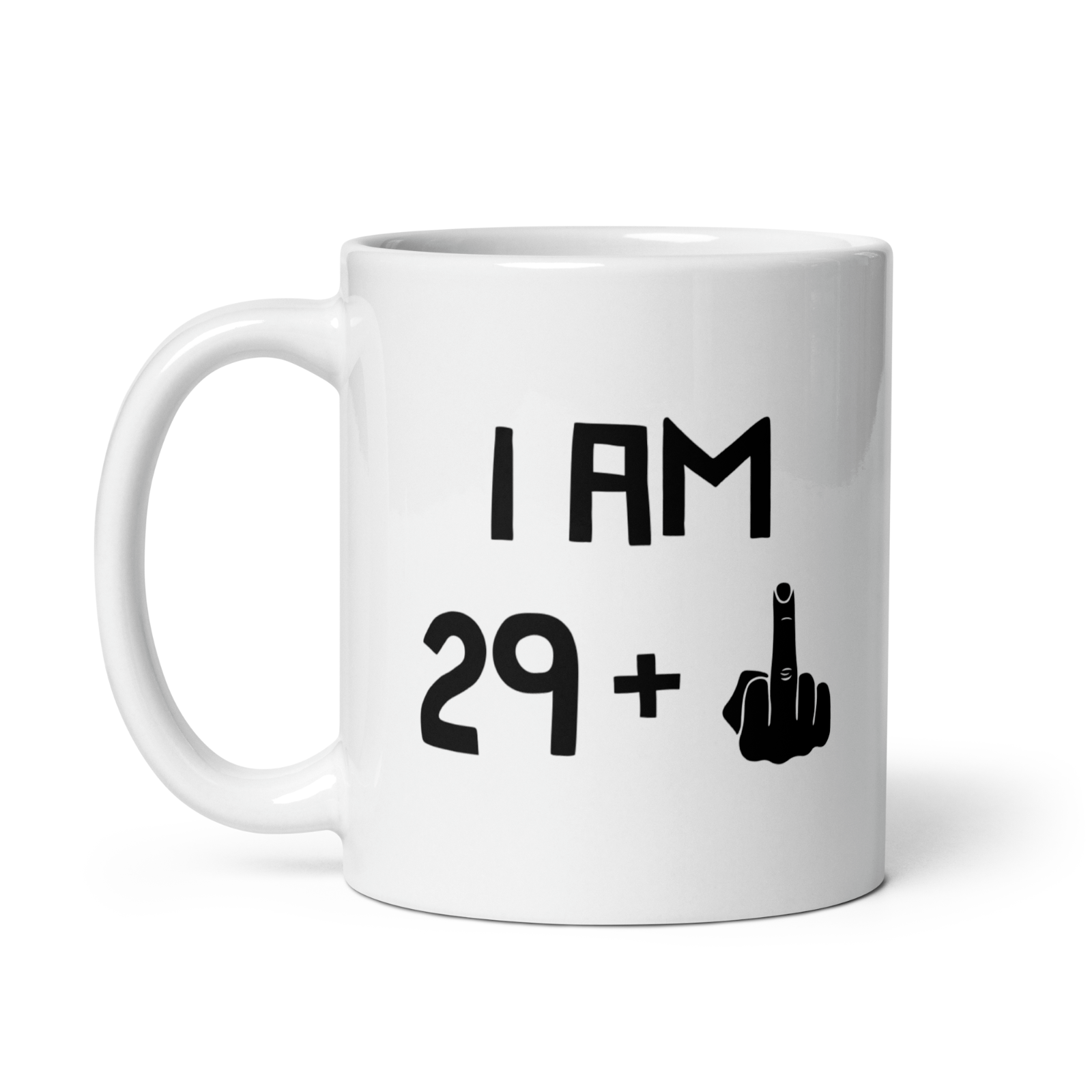 30th Birthday Novelty Mug 29 Plus Middle Finger Funny Birthday Gift
