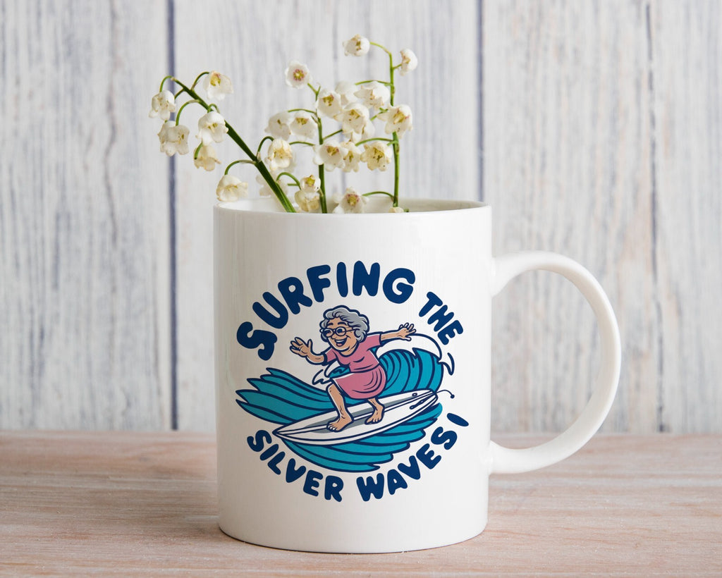 Grandma Surfer Gift Granny Novelty Mug Gift Coffee Cup
