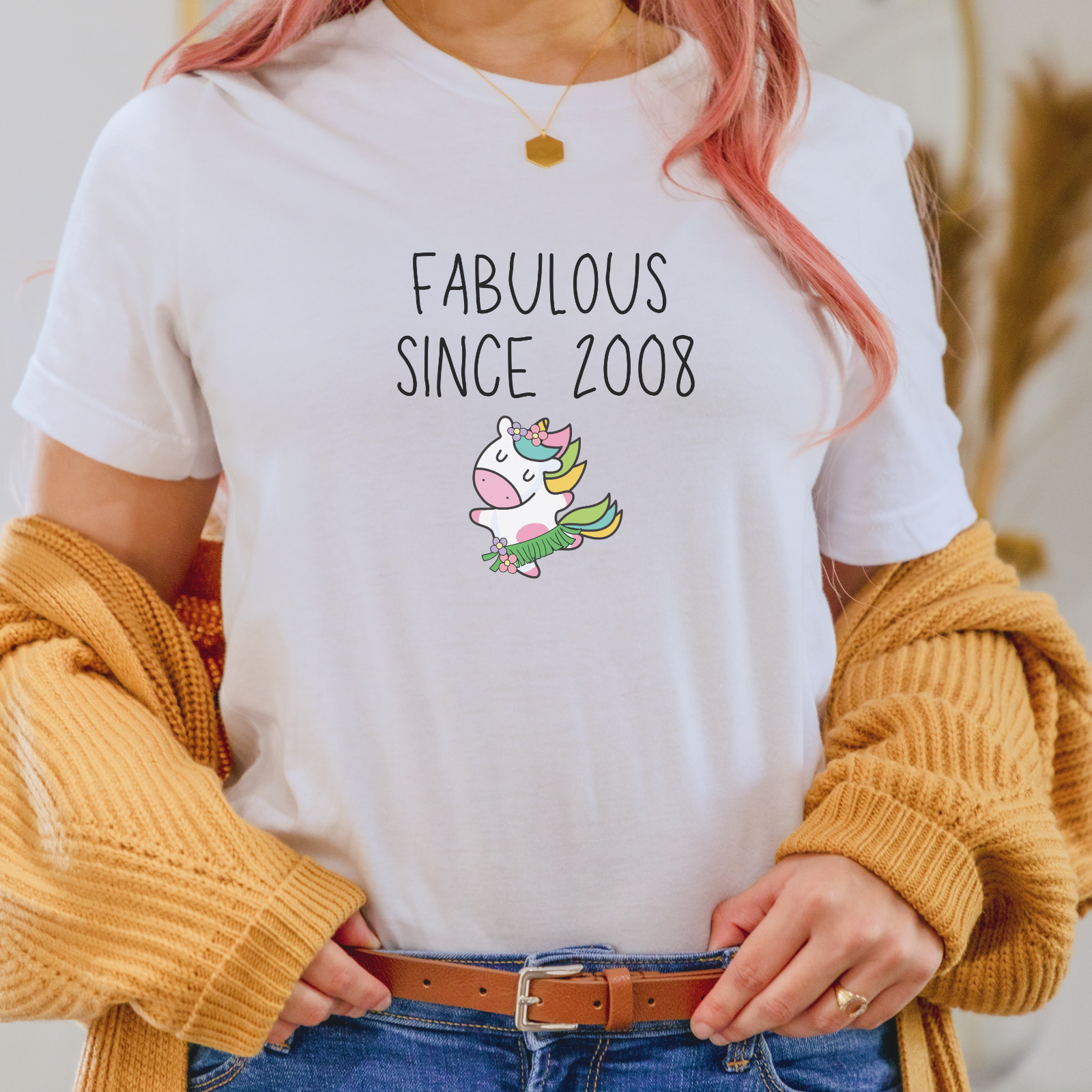 16 year old birthday t-shirt fabulous Since 2008 tshirt 16th birthday gift
