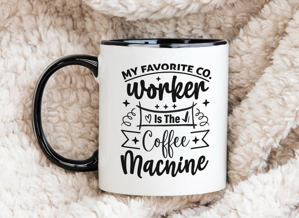Work Coffee Machine Novelty Mug Gift Coffee Cup