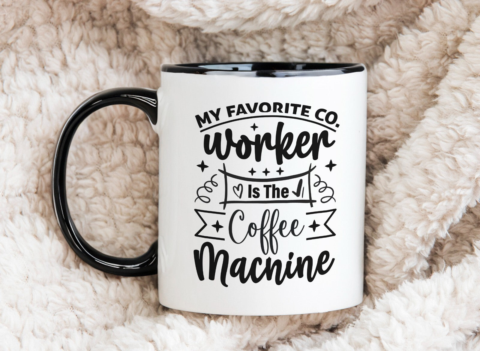 Work Coffee Machine Novelty Mug Gift Coffee Cup