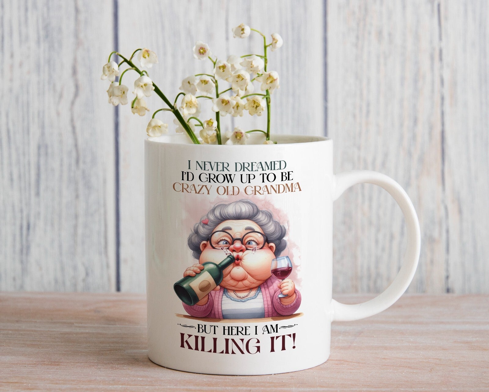 Crazy Grandma Gift Granny Novelty Mug Gift Coffee Cup