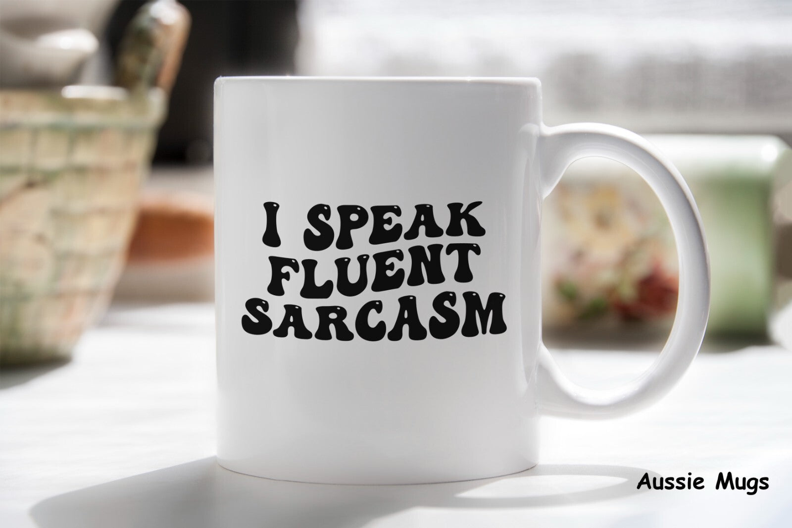 I Speak Fluent Sarcasm Novelty mug gift coffee cup 11 Oz New