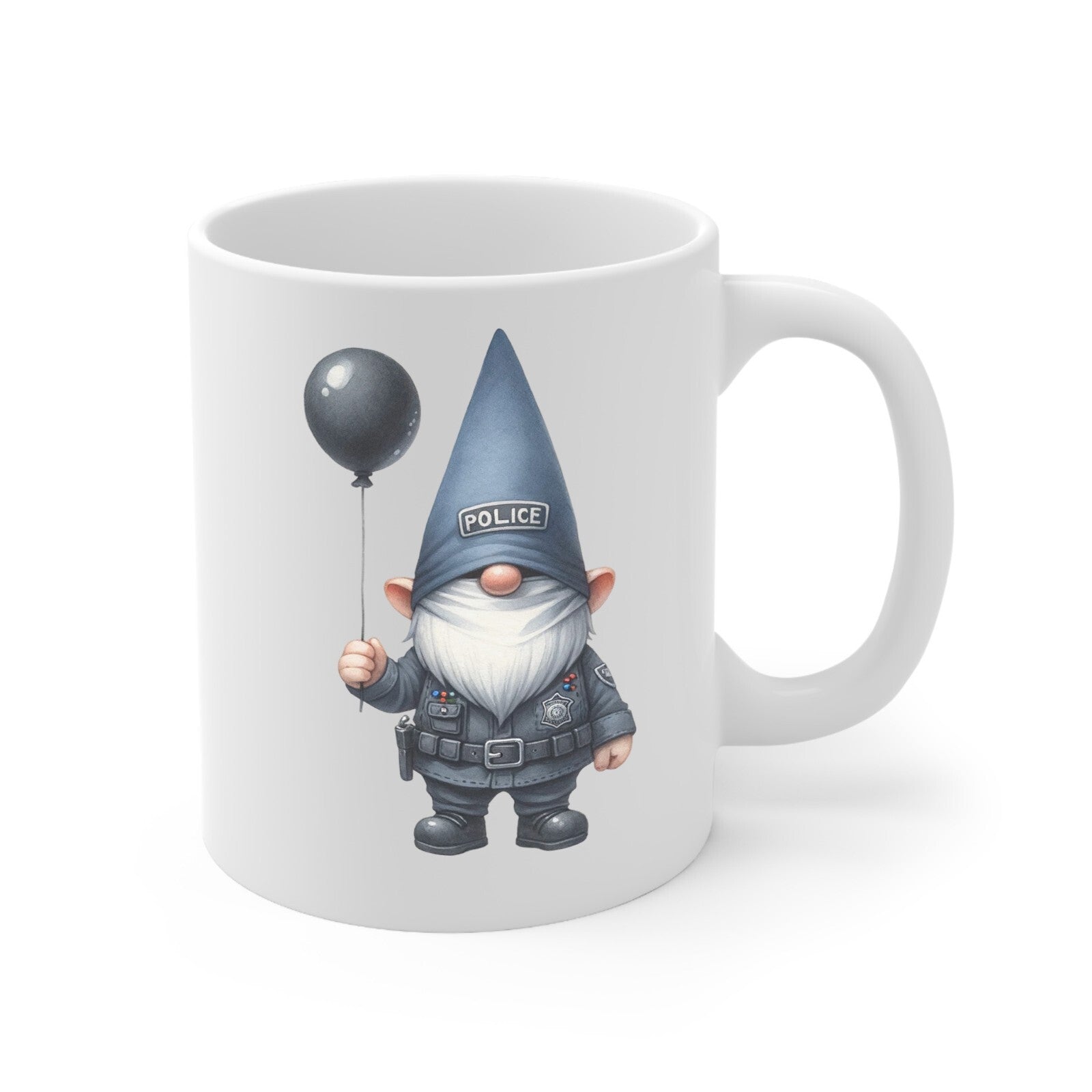 Police gnome novelty mug multiple variations types birthday cop graduation