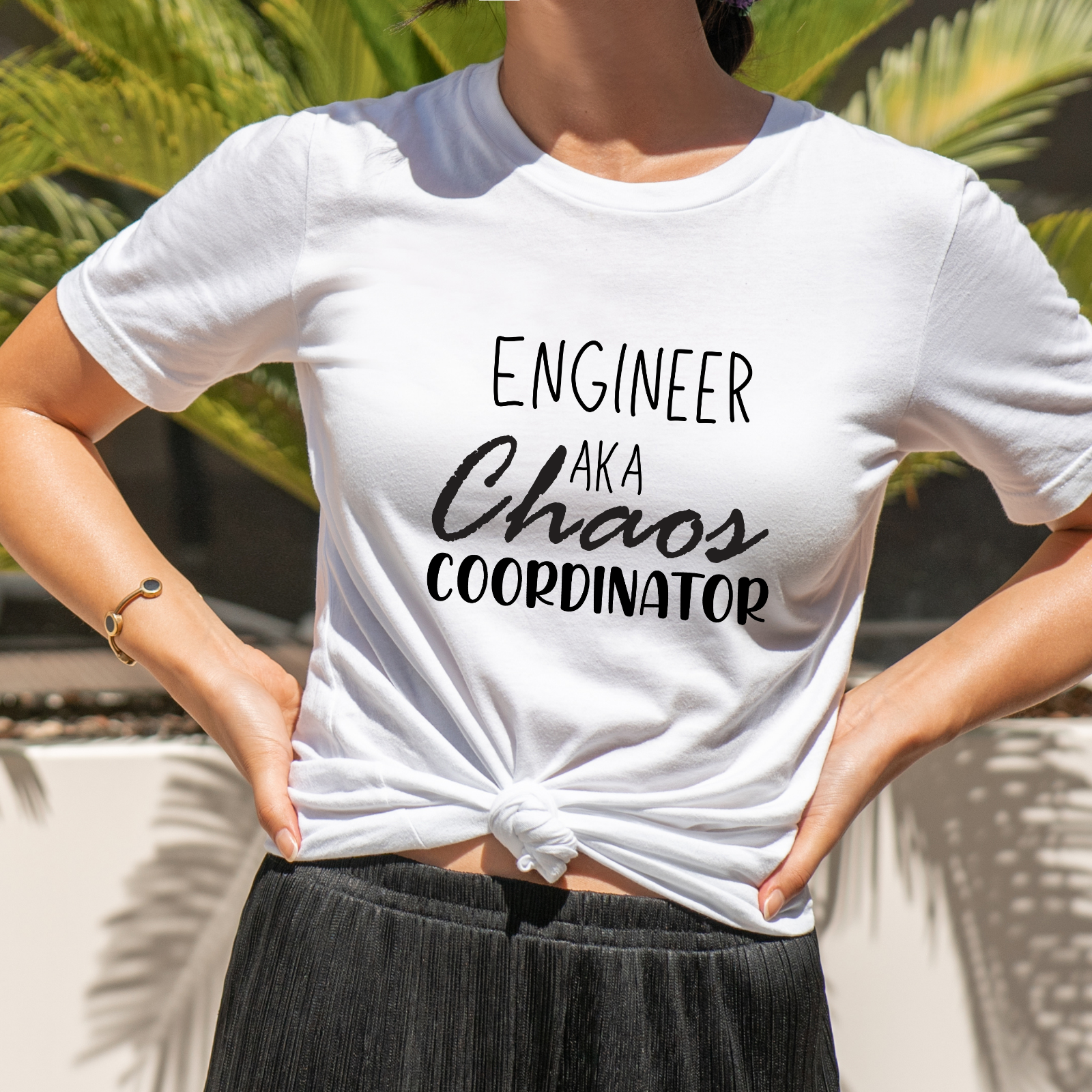 Engineer Novelty T-Shirt Chaos Coordinator Funny Shirts