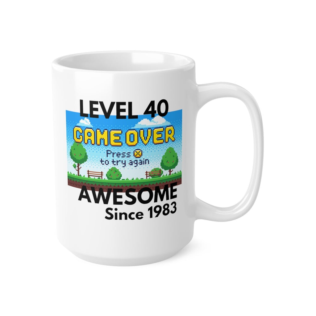 Customise birthday year mug gamer novelty mug funny 21st 30th 60th 50th 70th