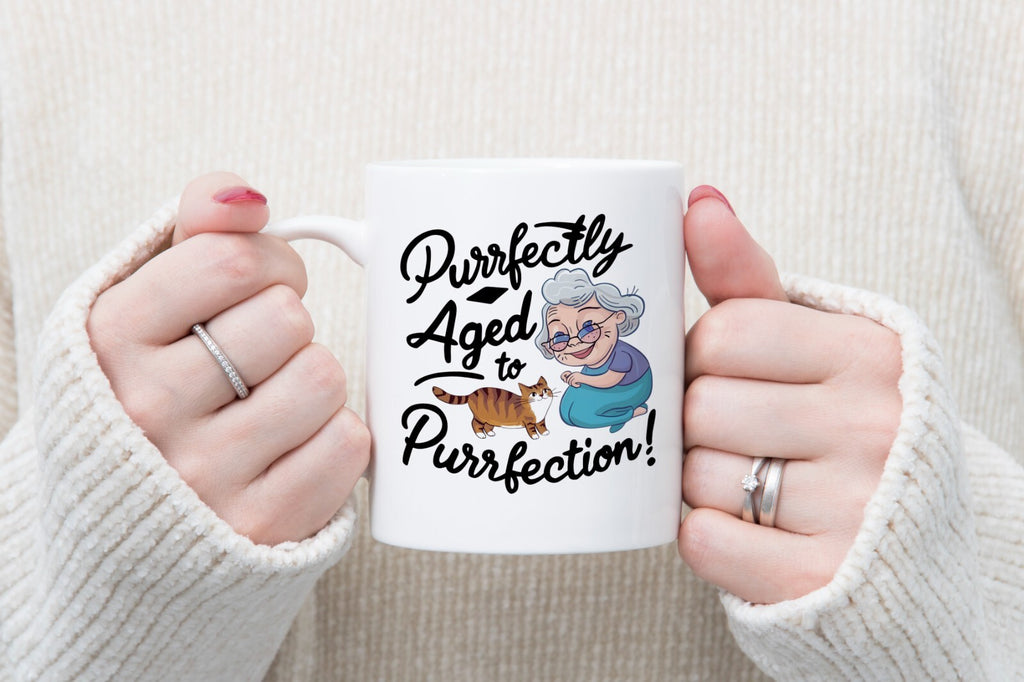 Cat Granny Gift Lady Novelty Mug Gift Coffee Cup