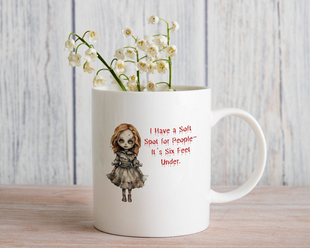Sarcastic Scary Doll Novelty Mug Gift Coffee Cup