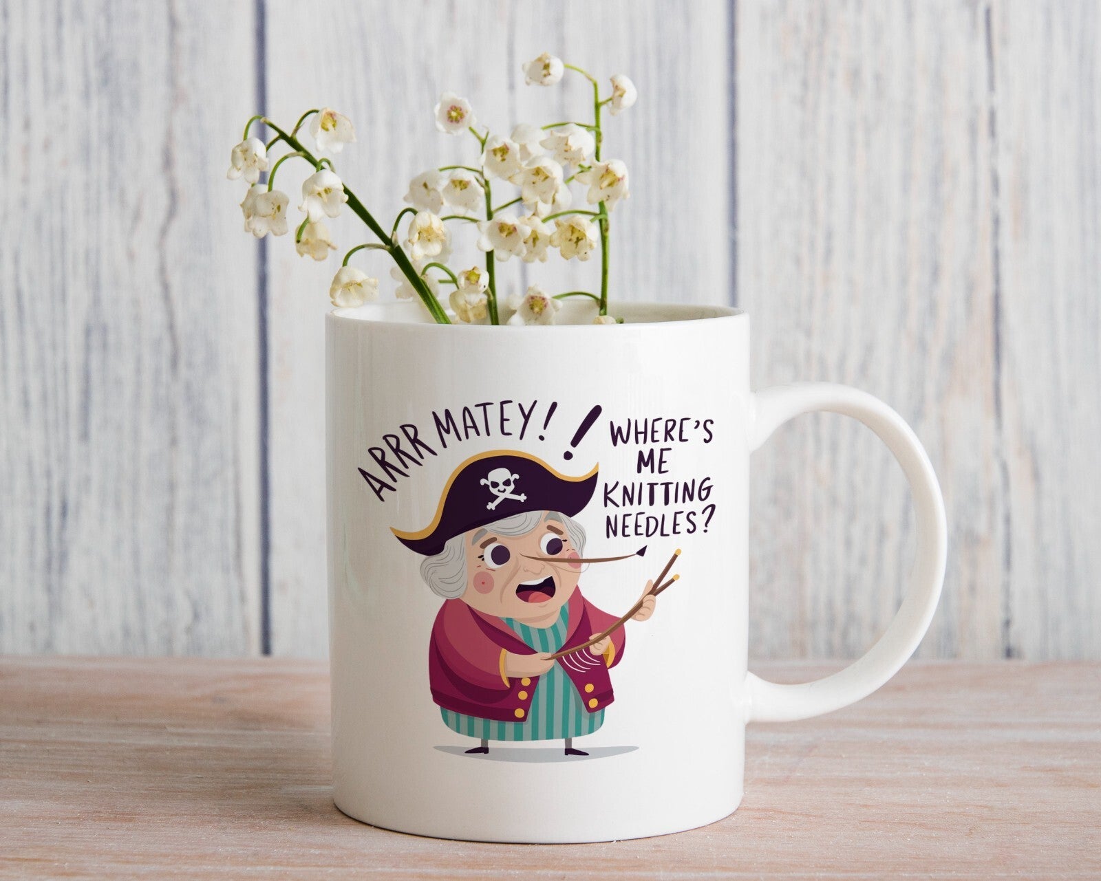 Grandma Knitter Gift Granny Novelty Mug Gift Coffee Cup