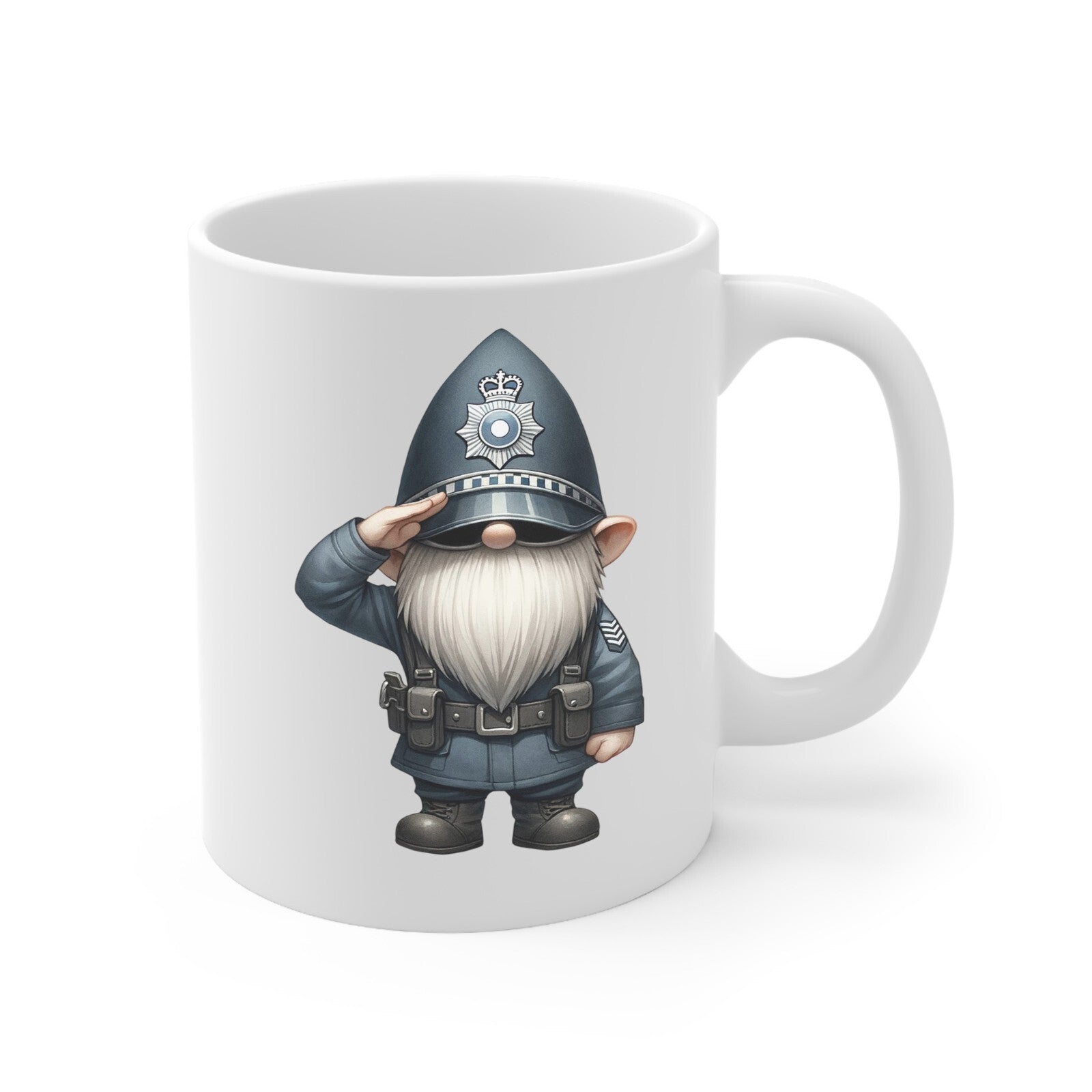 Police gnome novelty mug multiple variations types birthday cop graduation