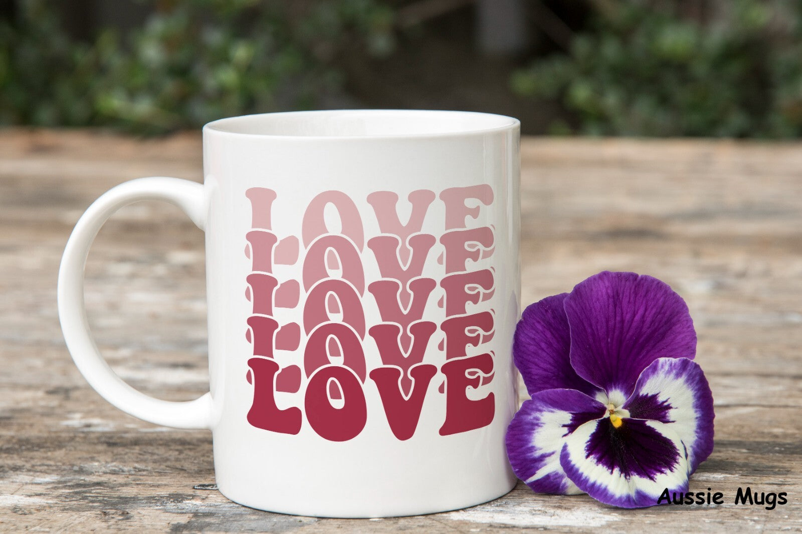 Lover Gift For Wife Word Love Novelty mug gift coffee cup