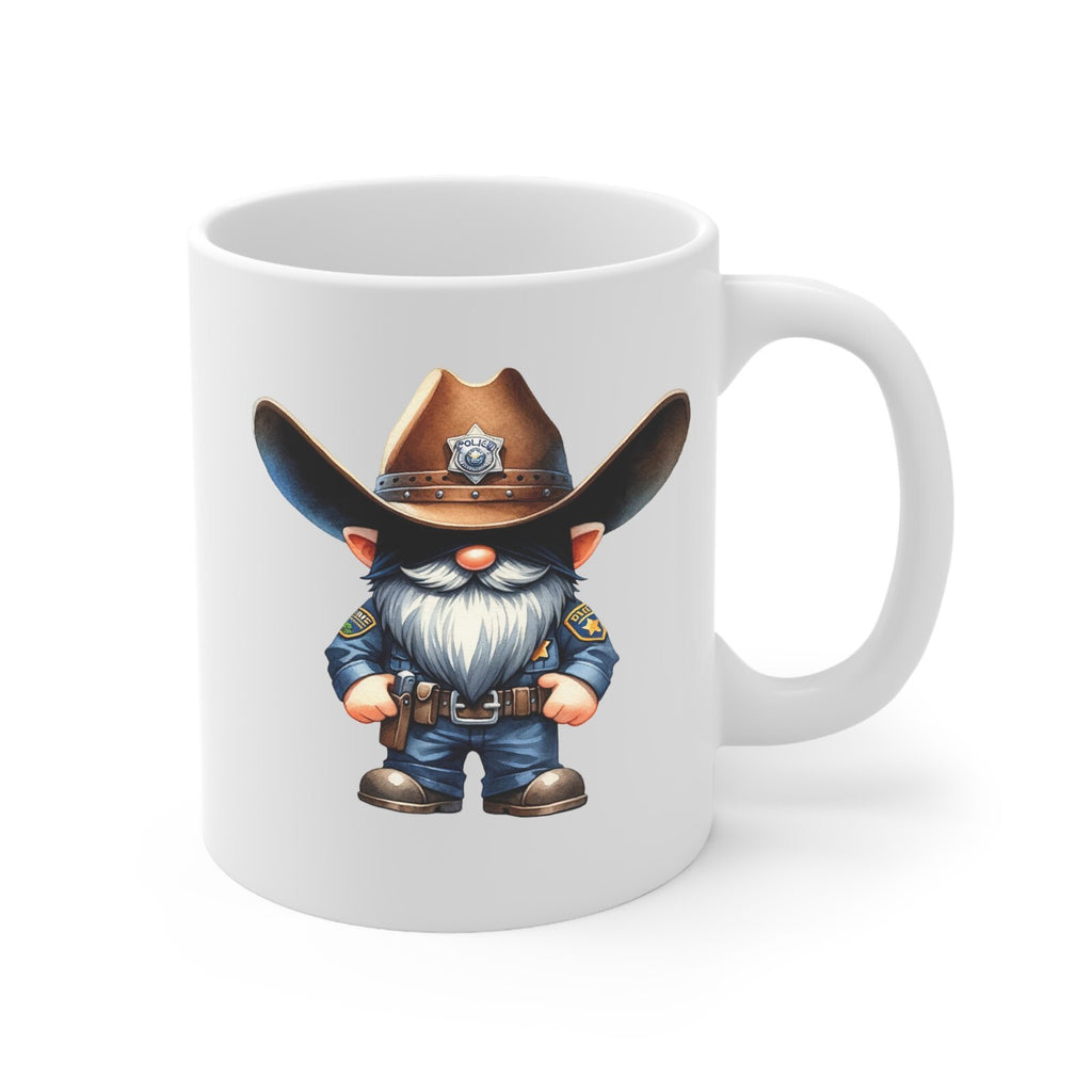Police gnome novelty mug multiple variations types birthday cop graduation