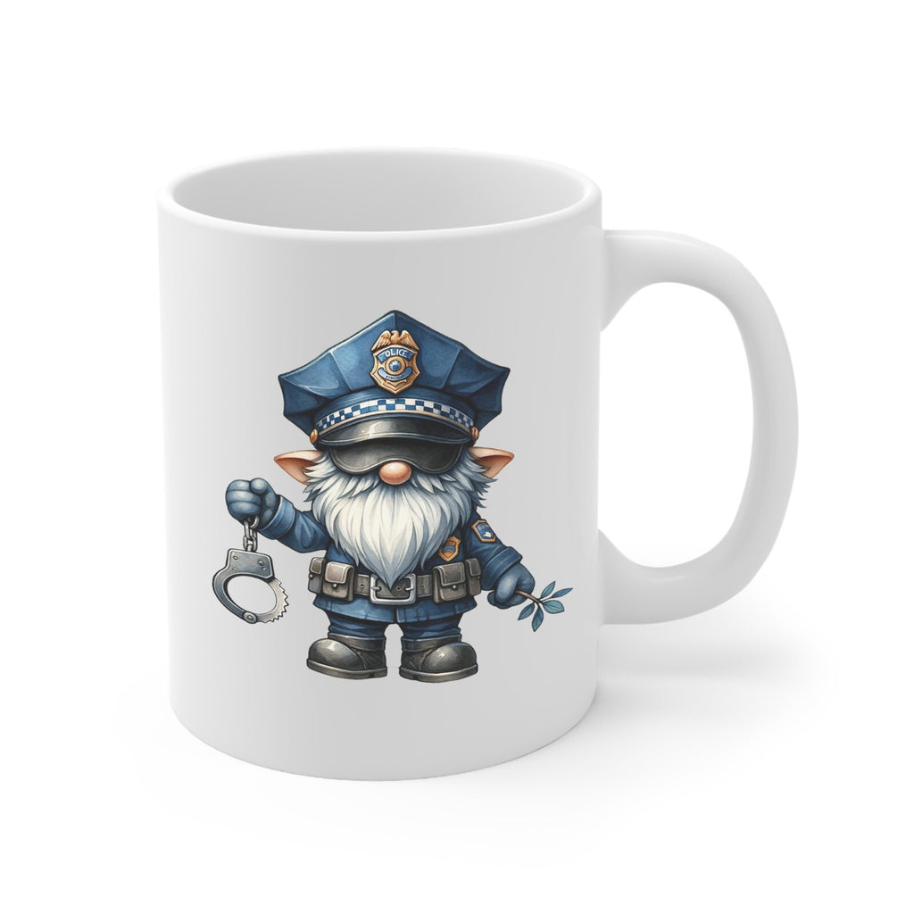 Police gnome novelty mug multiple variations types birthday cop graduation
