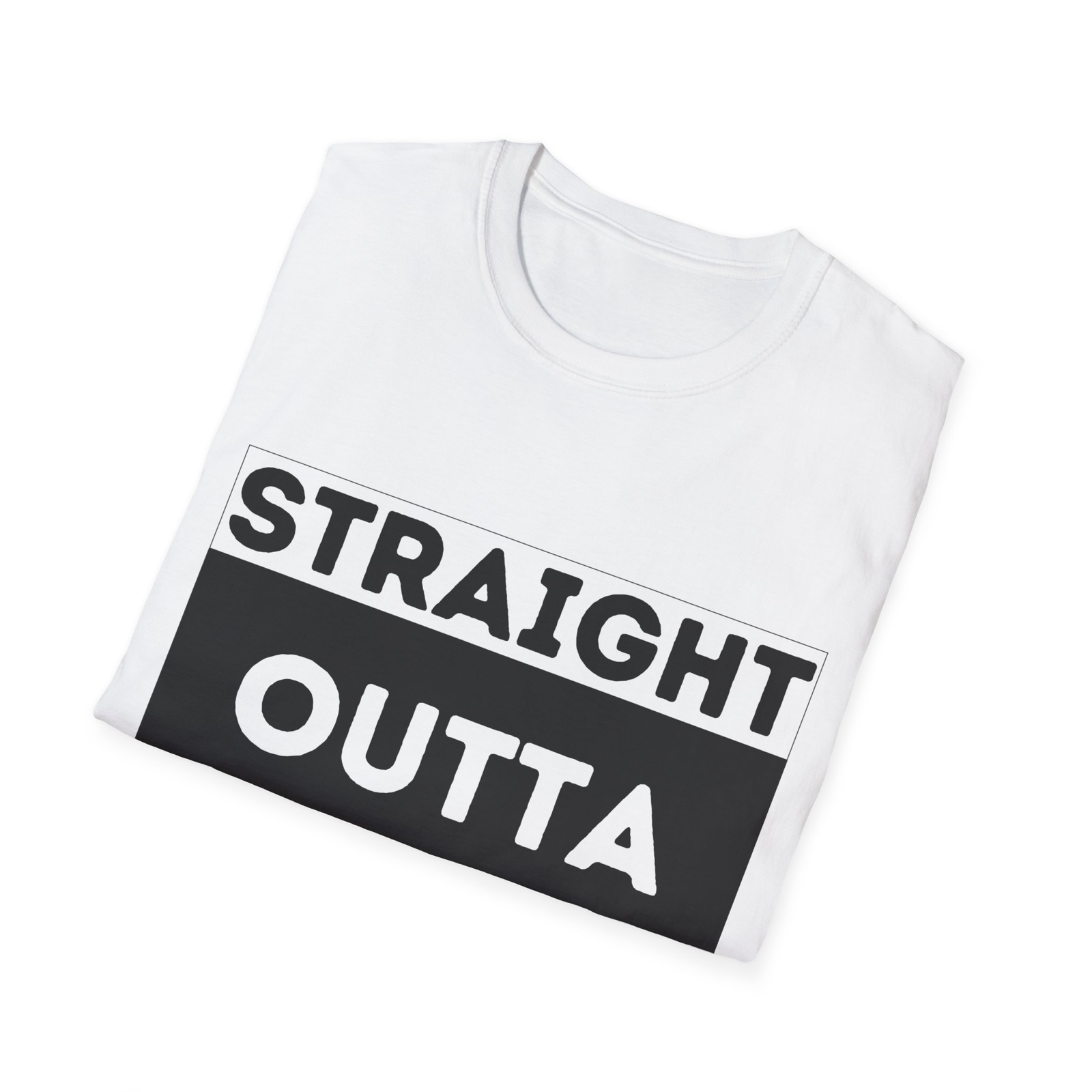Straight outta Murrumbateman novelty unisex t-shirt White