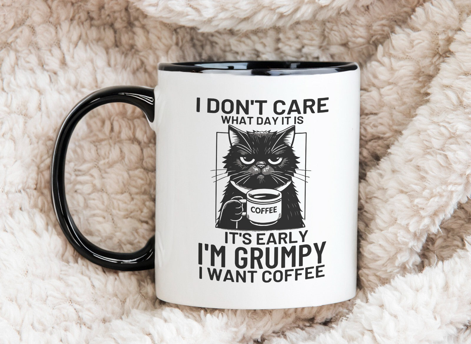 Grumpy Cat Novelty Mug Gift Coffee Cup