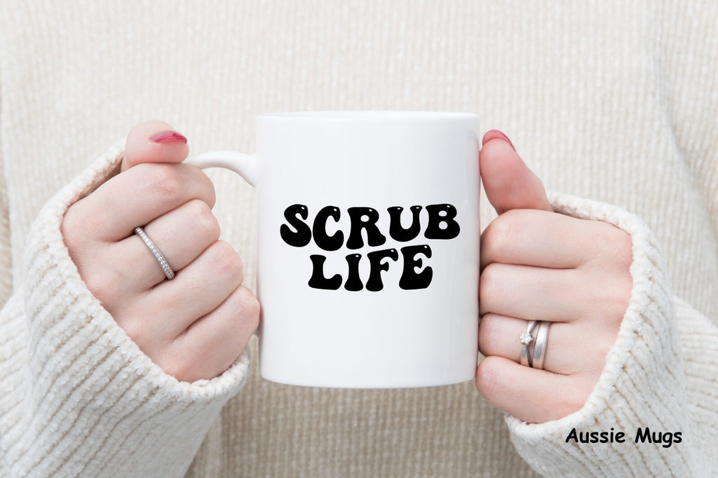 Nurse Gifts Scrub Life Novelty mug gift coffee cup