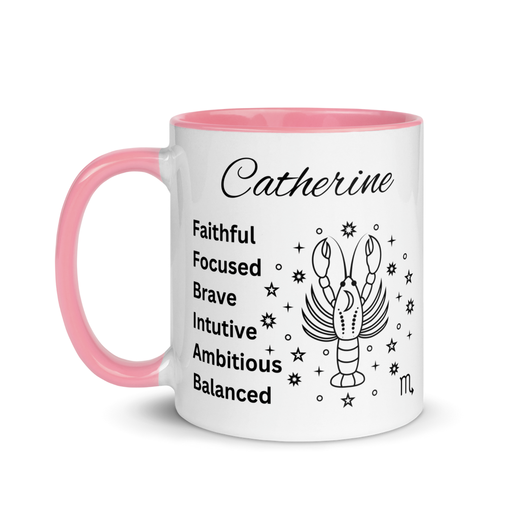 Personalised zodiac mug scorpio Horoscope star sign mug