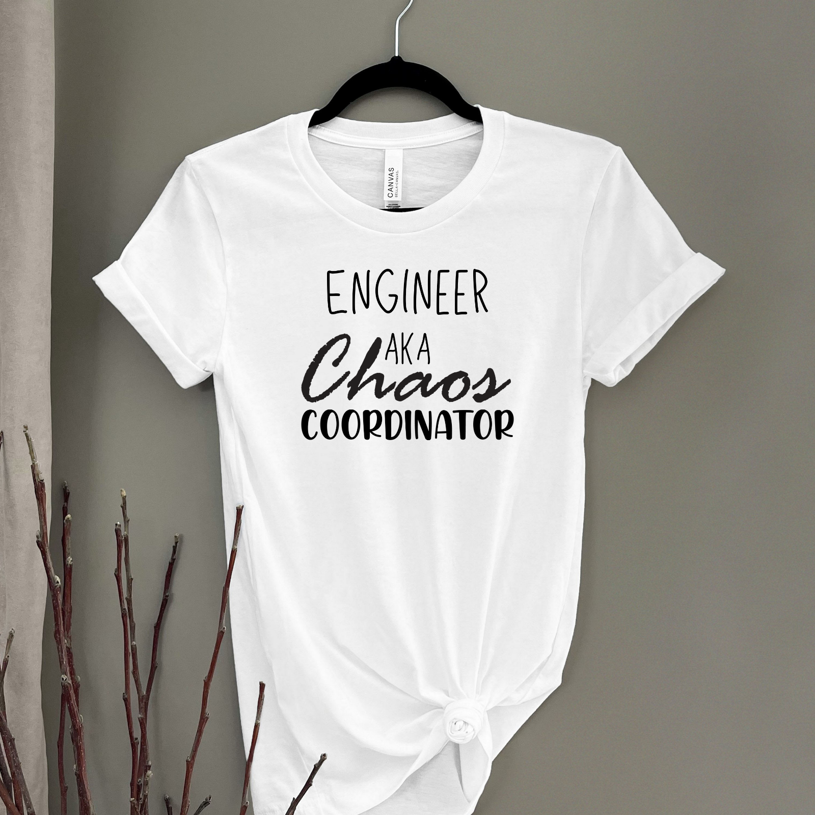 Engineer Novelty T-Shirt Chaos Coordinator Funny Shirts