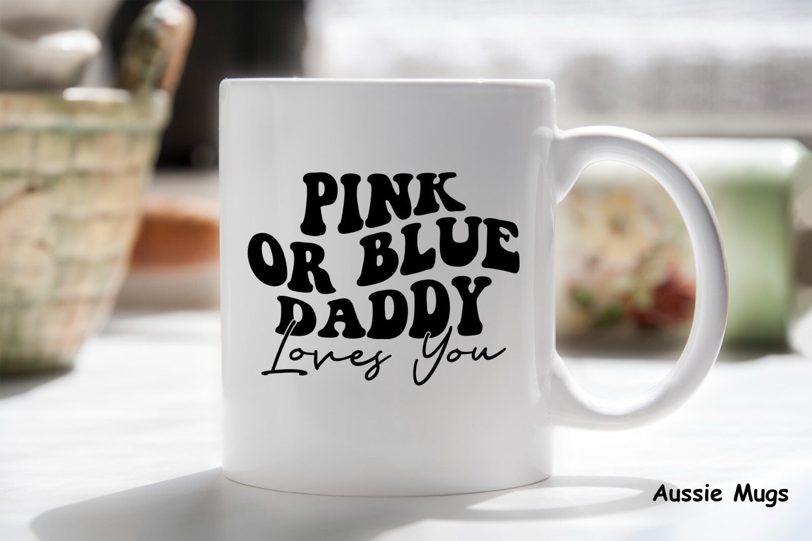 Gender Reveal Dad Gift Novelty mug gift coffee cup