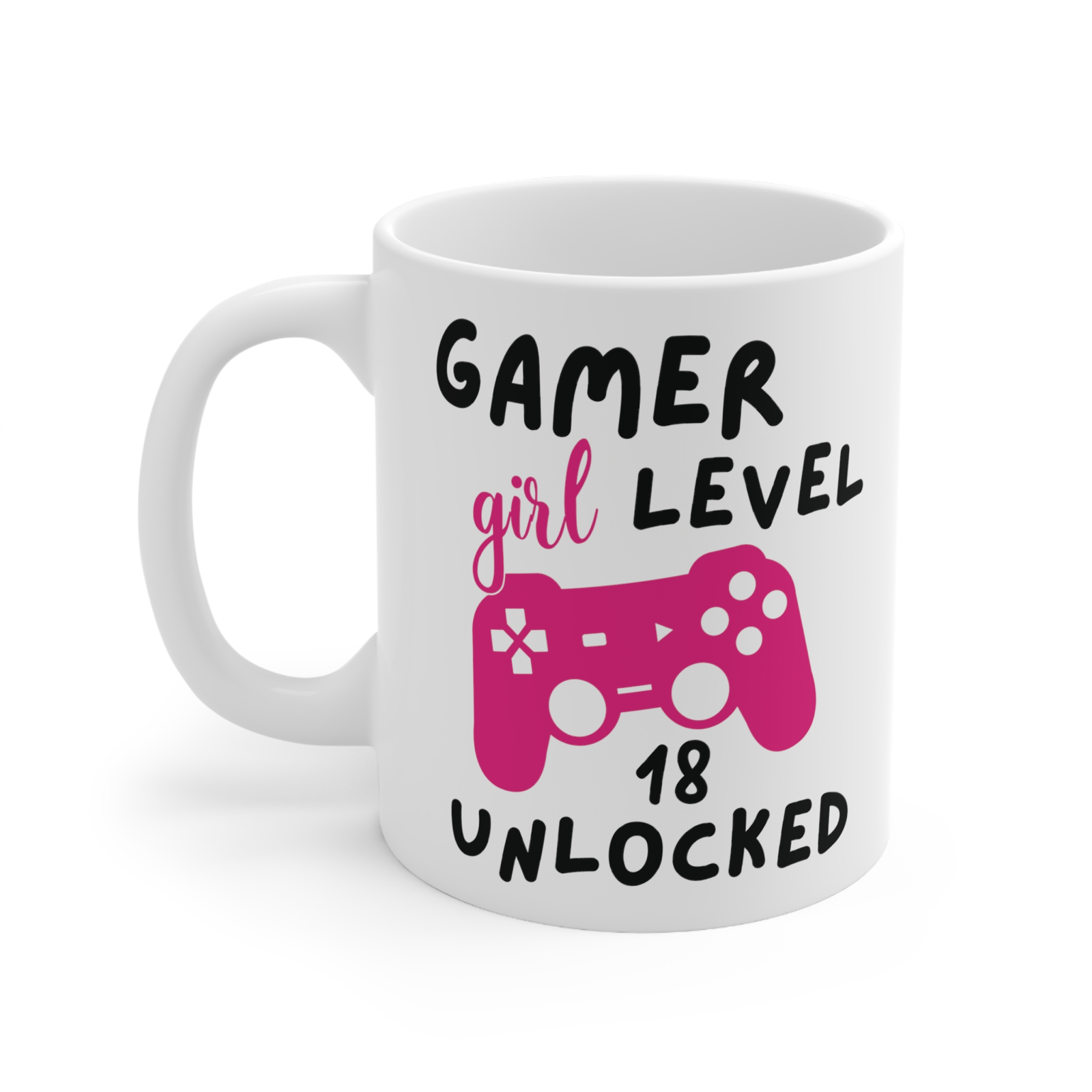 Gamer girl Novelty mug birthday mug for gamer 18th birthday mug level up 18