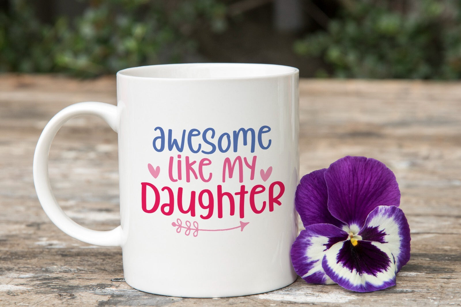 Awesome Like My Daughter Novelty Mug Gift Father's Day Coffee Cup Mother's Day