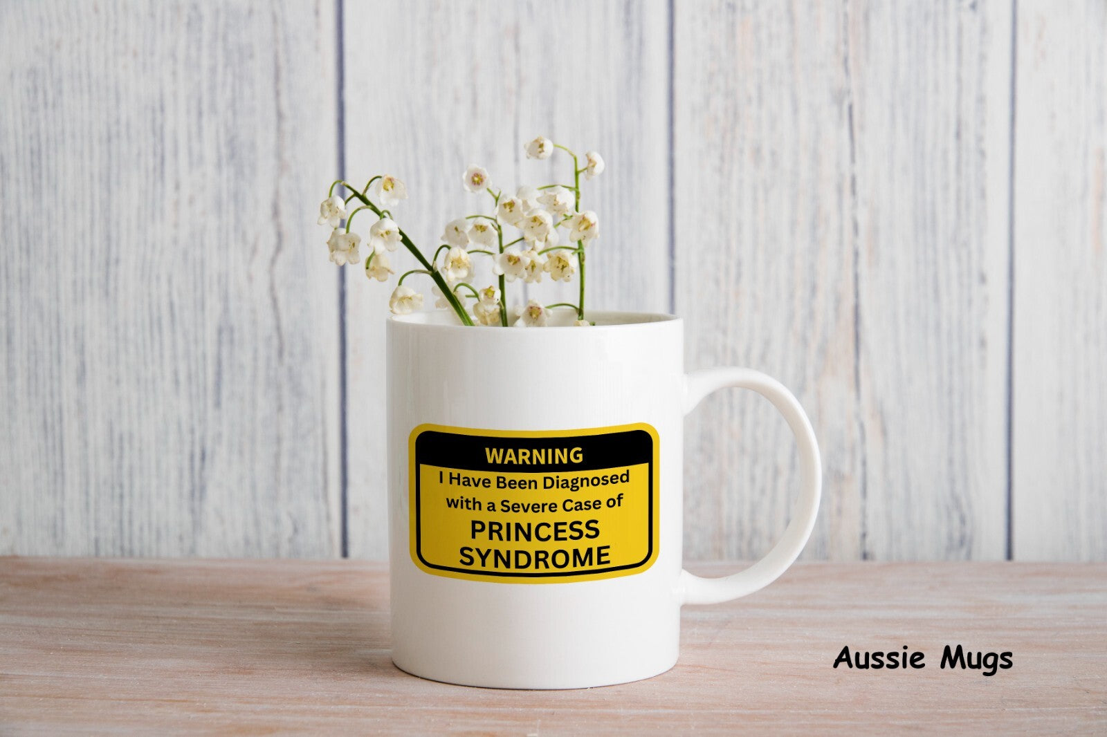 Princess syndrome warning funny Novelty mug gift coffee cup