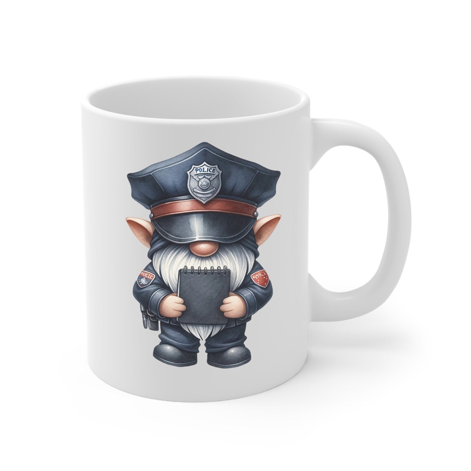 Police gnome novelty mug multiple variations types birthday cop graduation