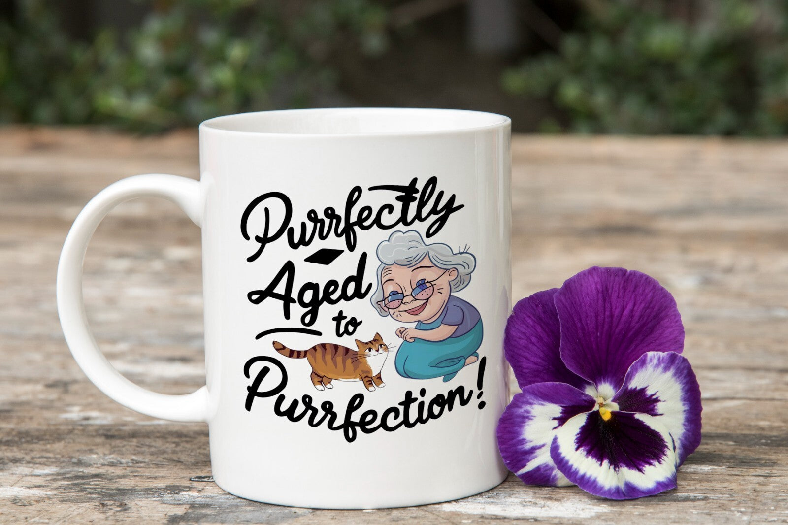 Cat Granny Gift Lady Novelty Mug Gift Coffee Cup