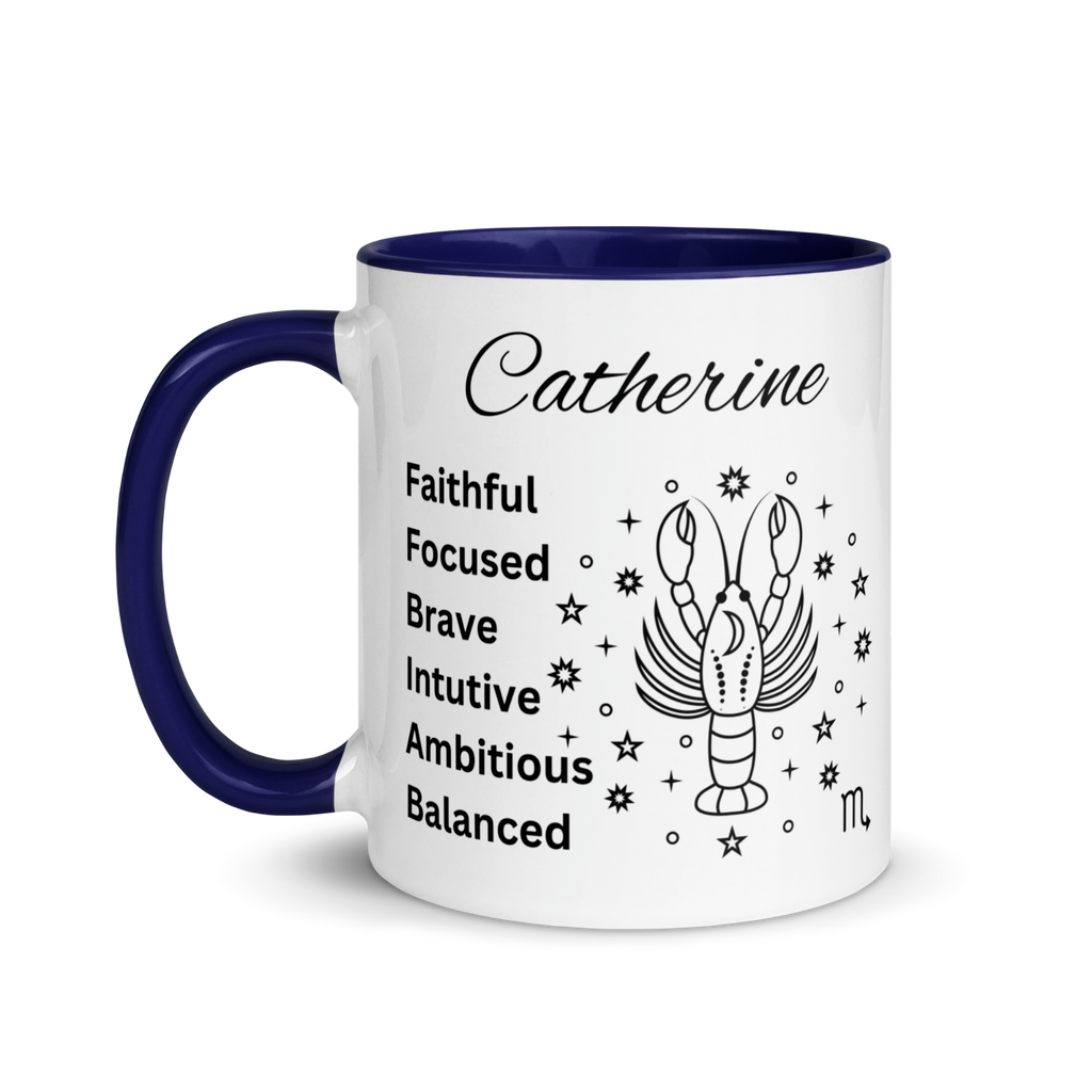 Personalised zodiac mug scorpio Horoscope star sign mug