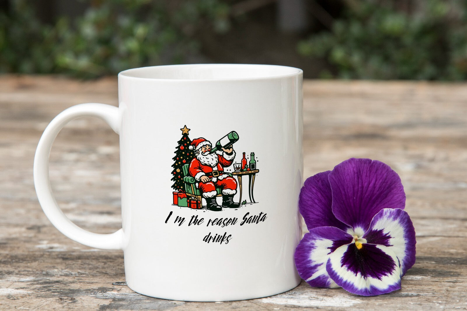 Funny Drunk Santa Gift Novelty Mug Gift for Christmas Coffee Cup