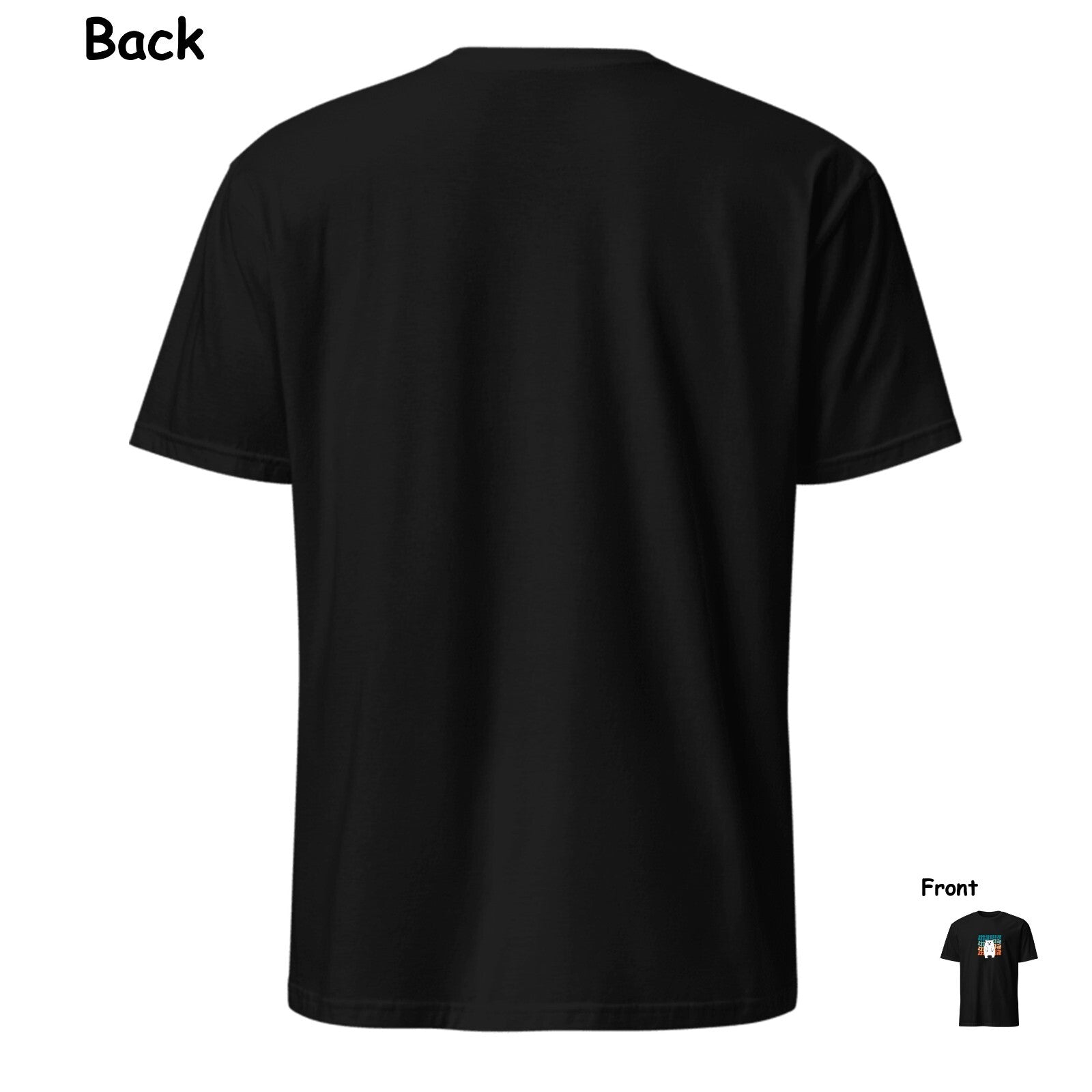 Mumma bear mummy mum mom Novelty T-Shirt black unisex