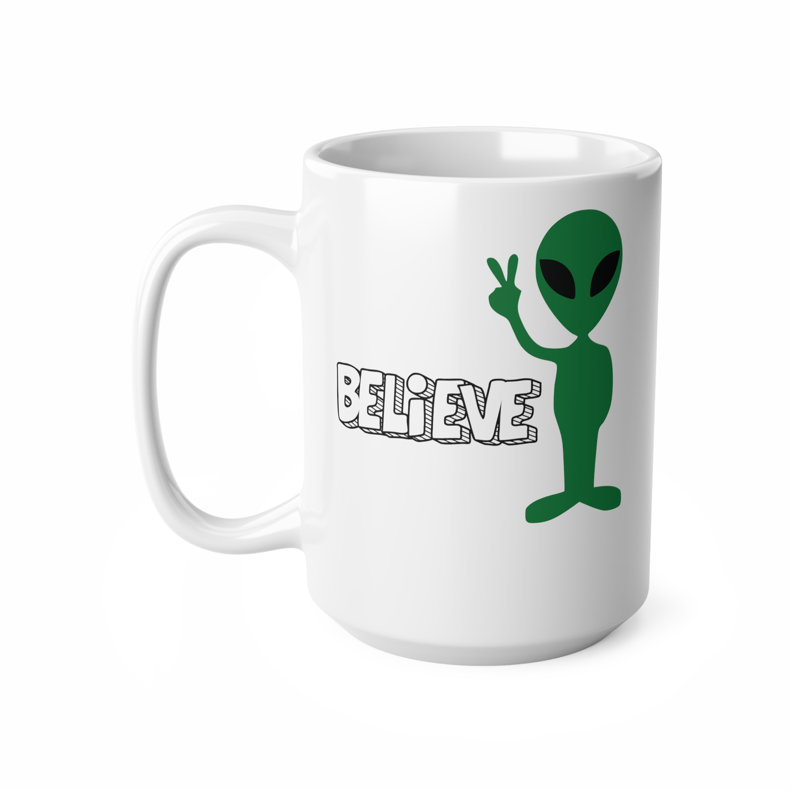 Believe in Aliens Novelty Mug Coffee Cup