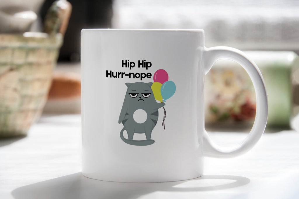 Grumpy Birthday Cat Novelty Mug Gift Coffee Cup