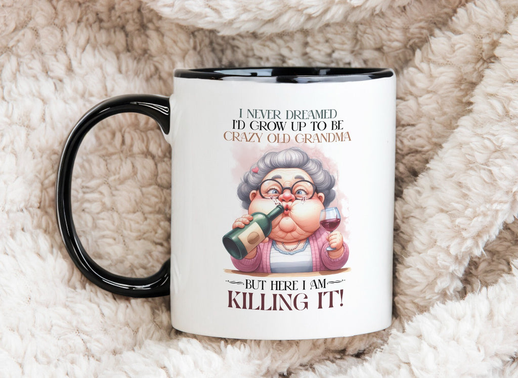 Crazy Grandma Gift Granny Novelty Mug Gift Coffee Cup