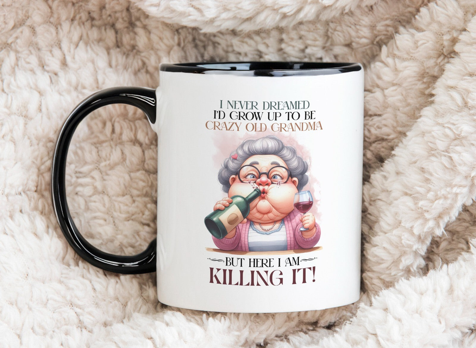 Crazy Grandma Gift Granny Novelty Mug Gift Coffee Cup