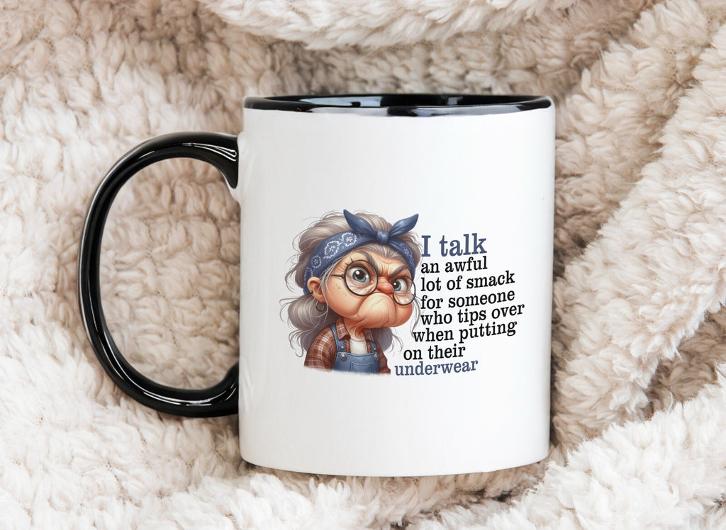 Gift Granny Cuss Fall over Novelty Mug Gift Coffee Cup