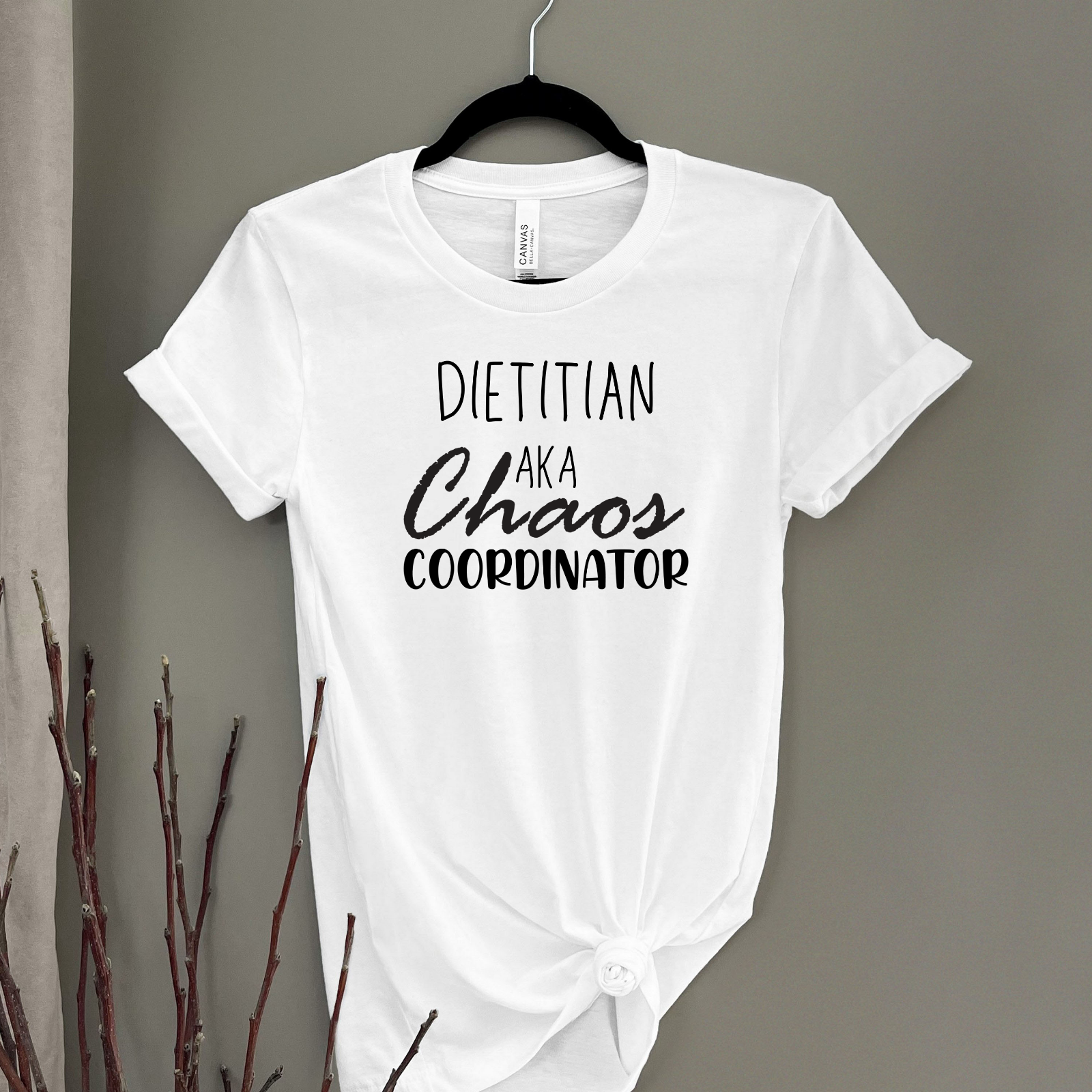Dietitian Gift Novelty T-Shirt Chaos Coordinator Funny Shirts