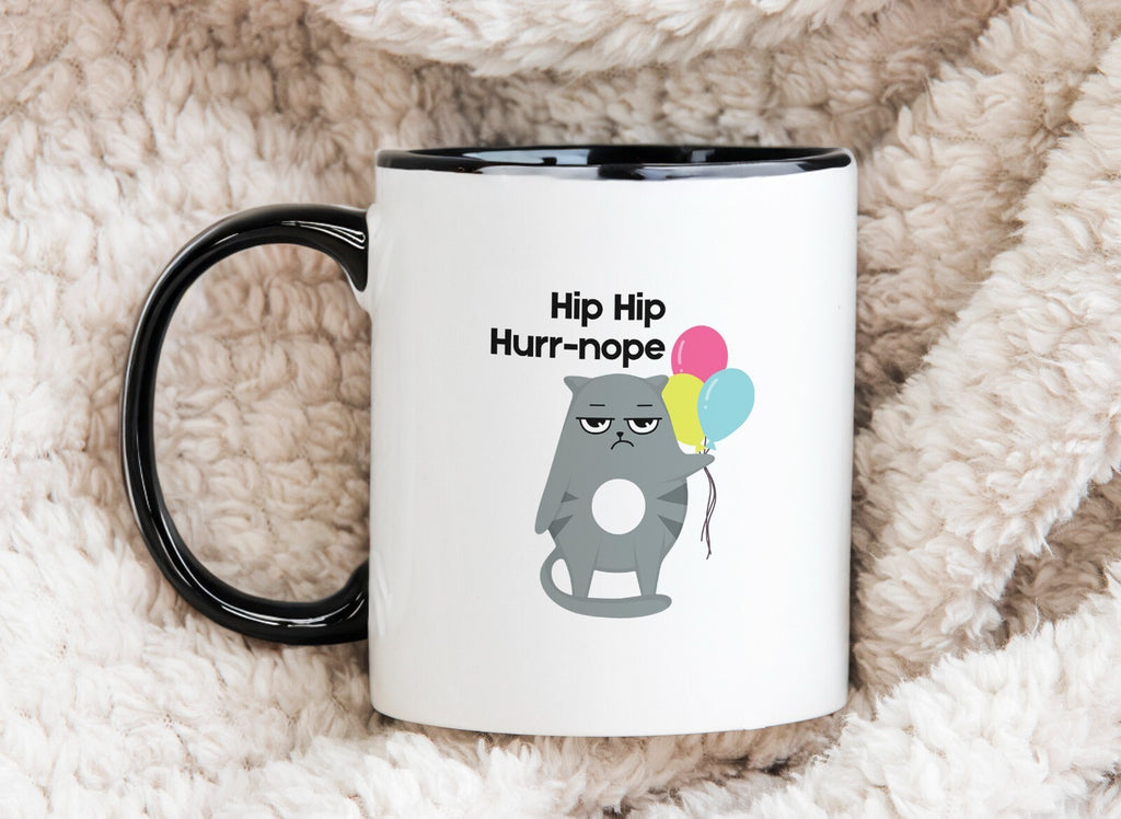 Grumpy Birthday Cat Novelty Mug Gift Coffee Cup