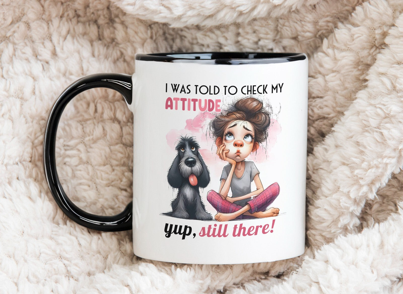 Girl with Attitude Gift Novelty Mug Gift Coffee Cup