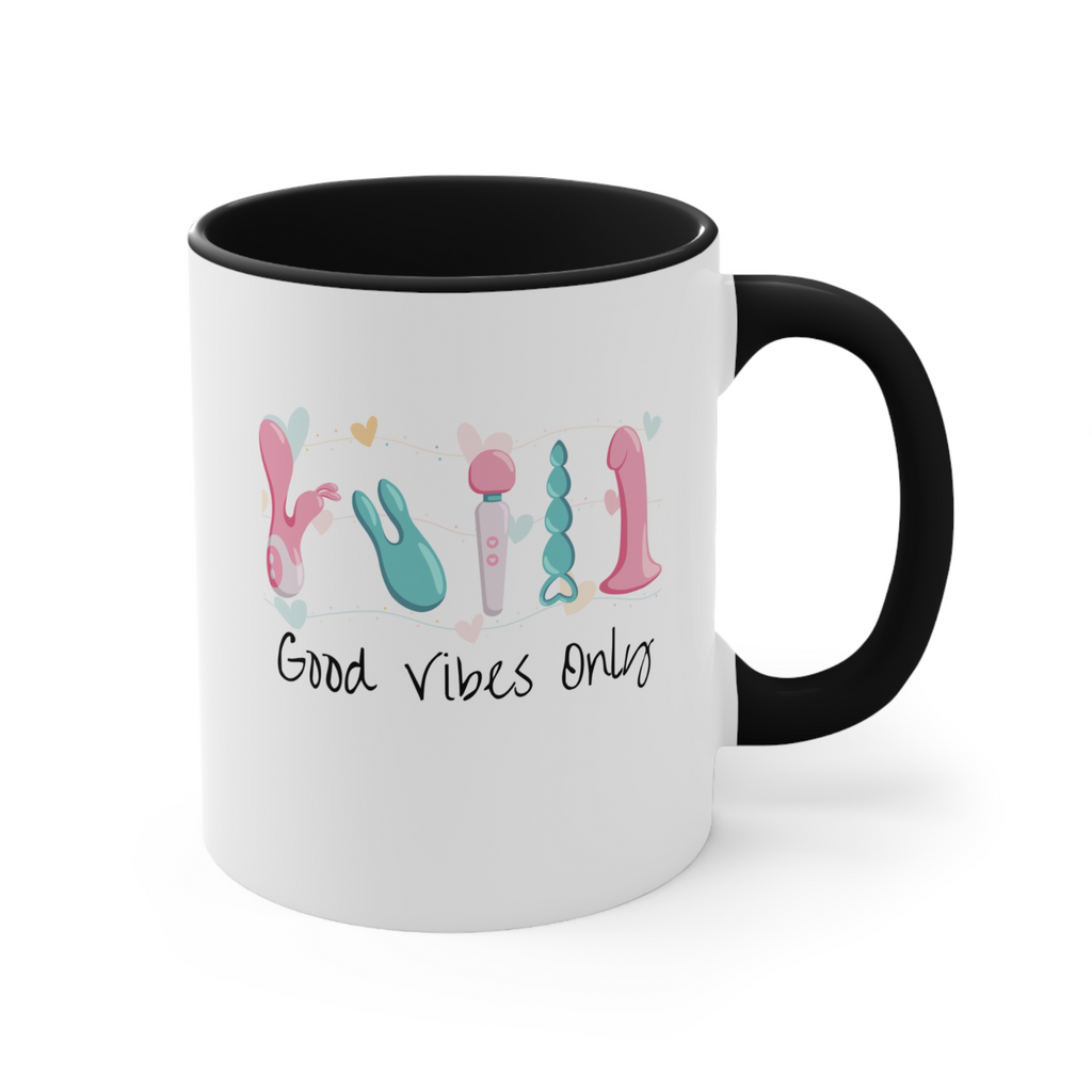 Good Vibes Novelty Mug Funny Adult Coffee Cup
