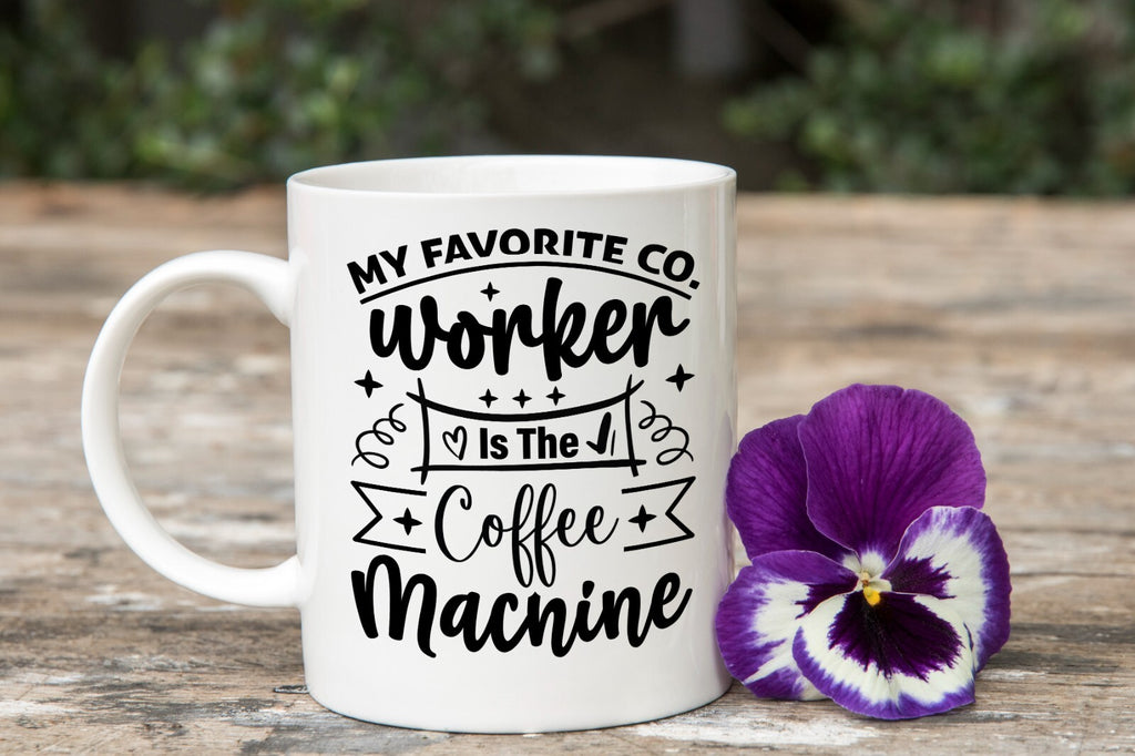 Work Coffee Machine Novelty Mug Gift Coffee Cup