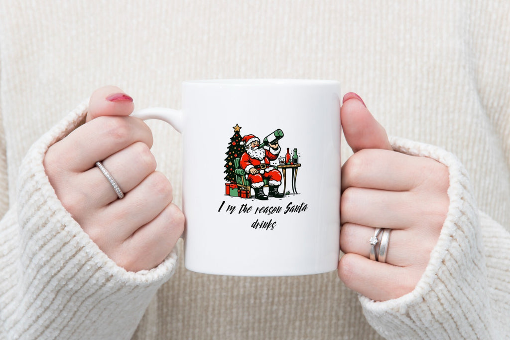 Funny Drunk Santa Gift Novelty Mug Gift for Christmas Coffee Cup