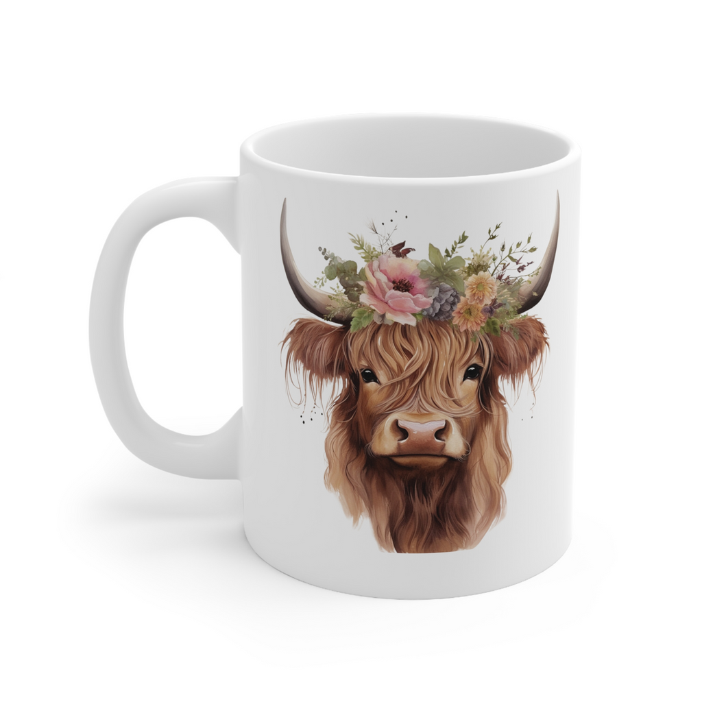 Highland Cow Lover Gift Novelty Mug Mother’s Day Coffee Cup New