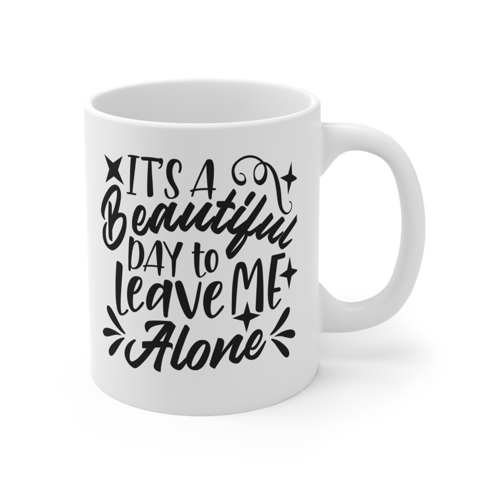 Introvert novelty mug funny leave me alone social distance mug