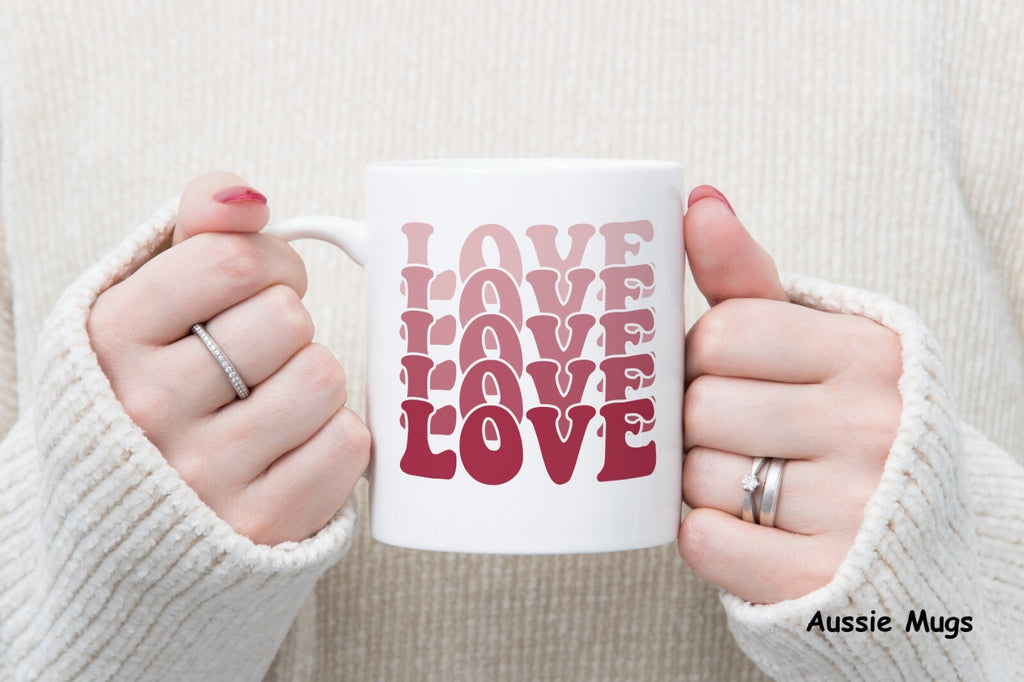 Lover Gift For Wife Word Love Novelty mug gift coffee cup