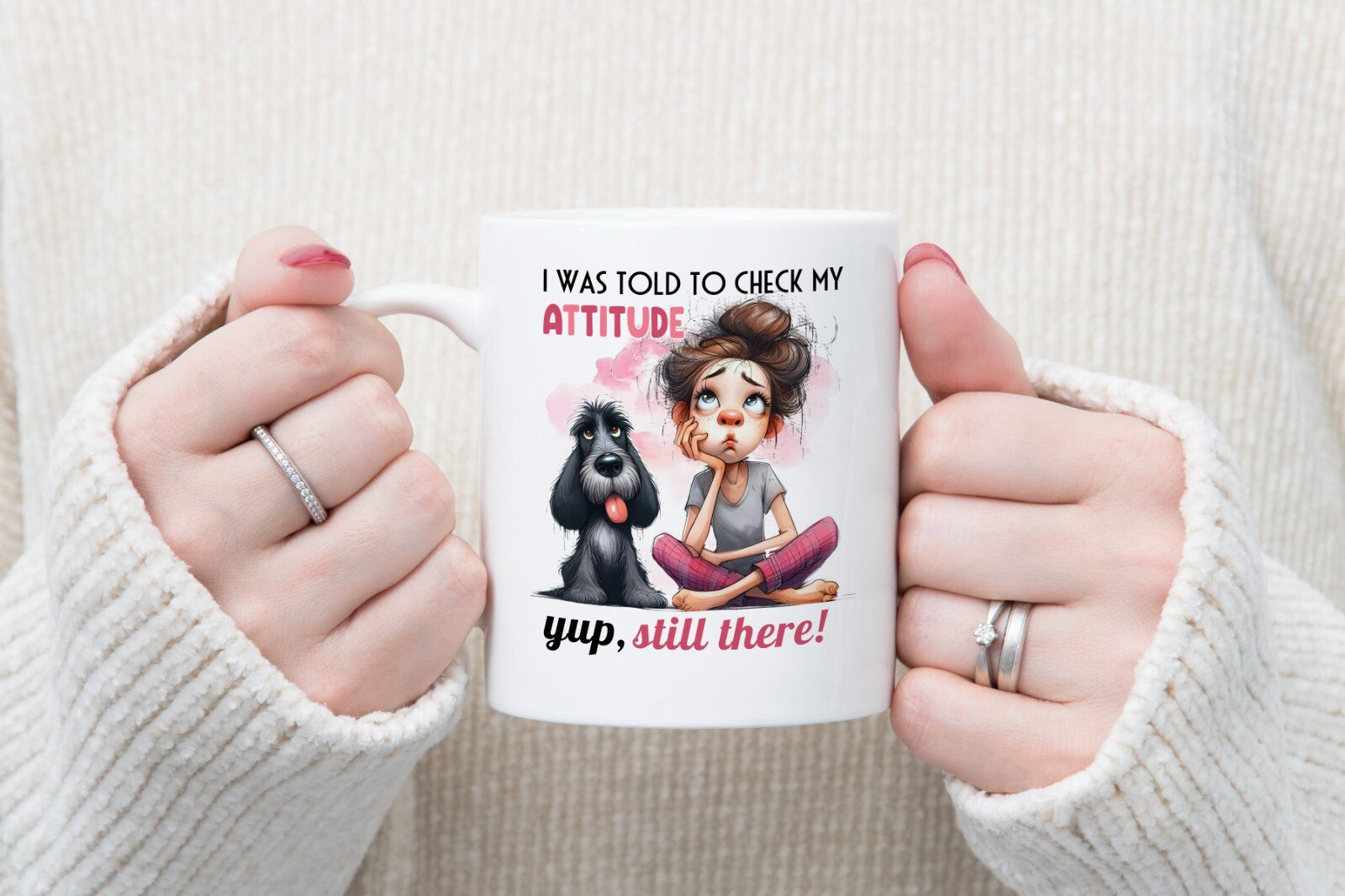 Girl with Attitude Gift Novelty Mug Gift Coffee Cup